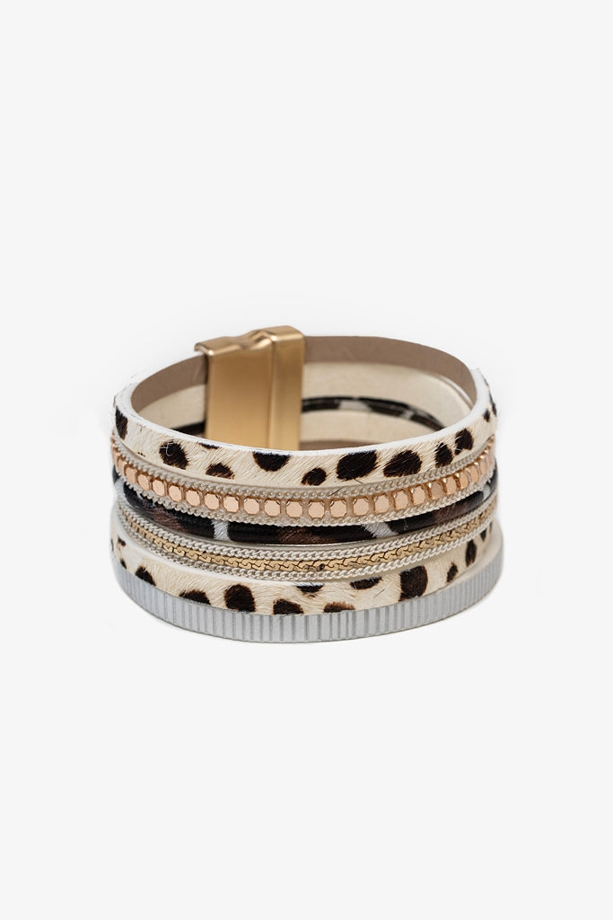 Wild side wrap bracelet