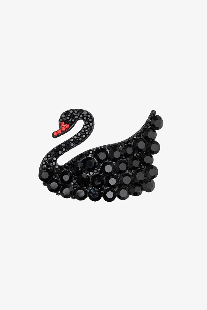 Swan  clip black