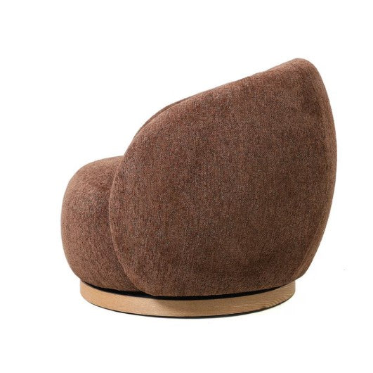Swivel Chair wood base - Tobacco