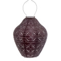 Lantern Jar 30cm Plum mandela
