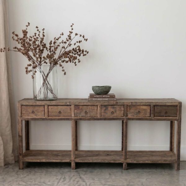 Boh console 220cm (W) x 40cm (D) x 100cm (H)