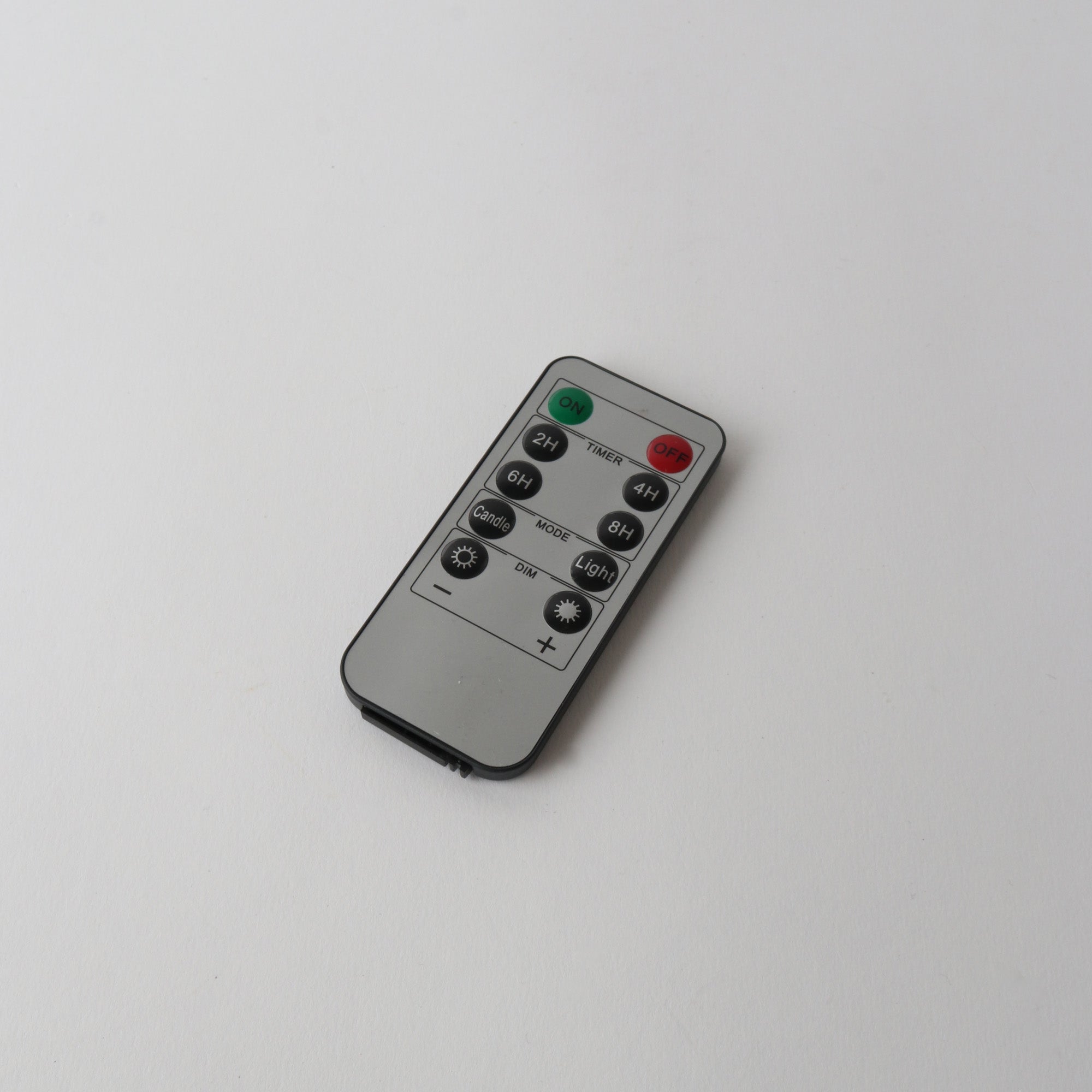 LED Battery pillar candle 7.5x7.5 remote White