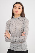 Lili Sidonio Knitted Undersweater Dark Grey
