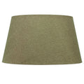 Verde Linen Tapered Drum Lampshade - 51cm - Antique Brass Finish