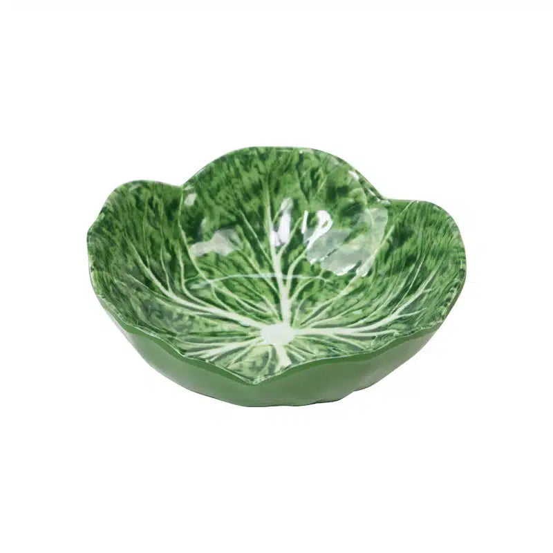 Melamine Cabbage 12cm Snack Bowl - Green
