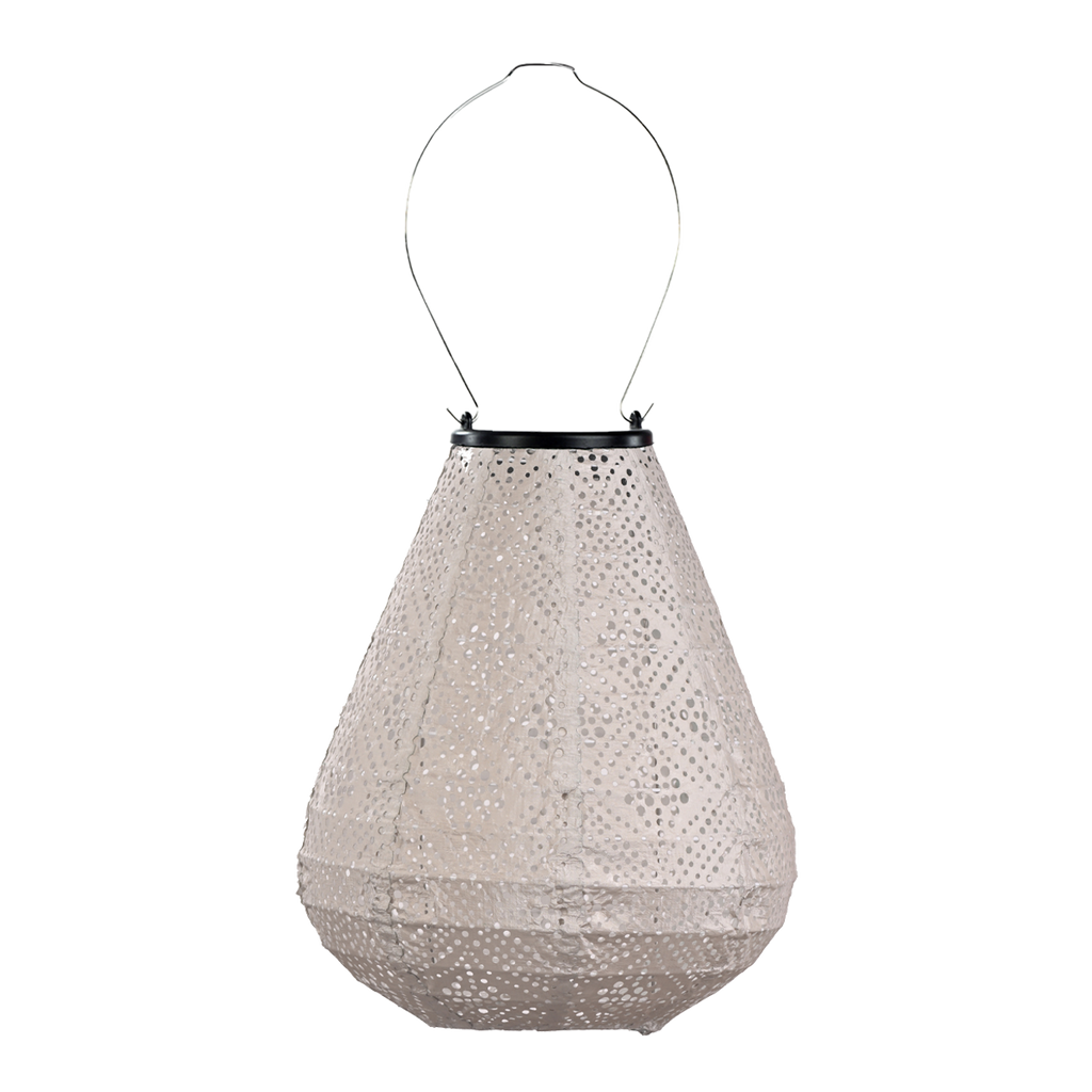 Lantern - Tulip - 20cm - Light Taupe - Topaz