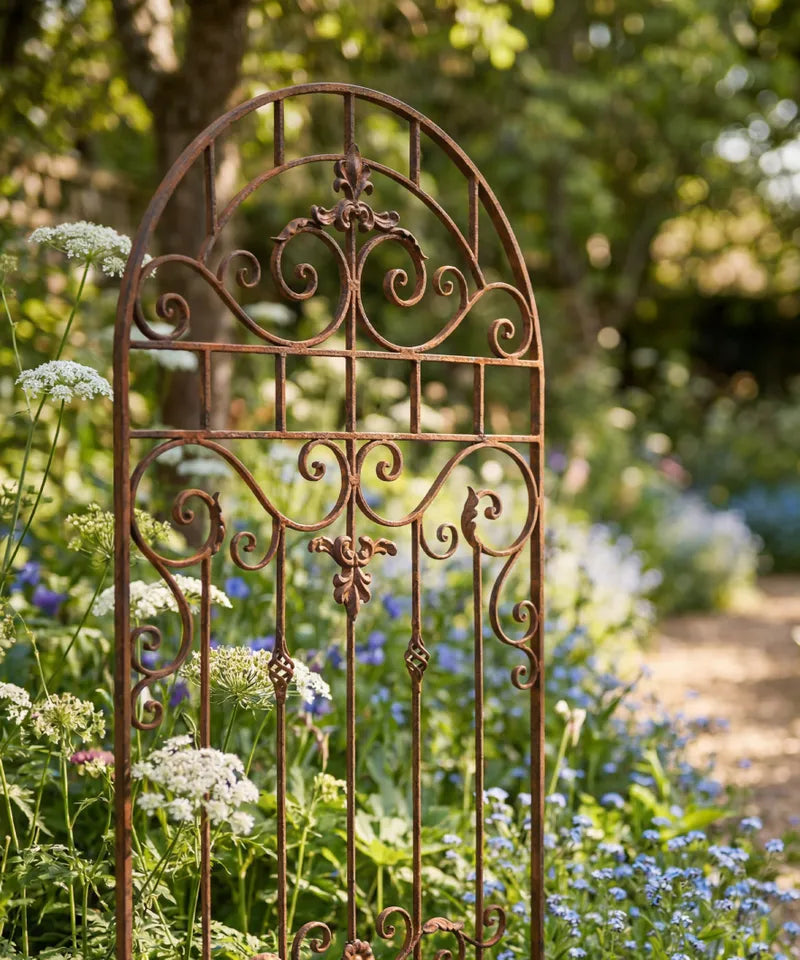 Eden Arched Scroll garden panel