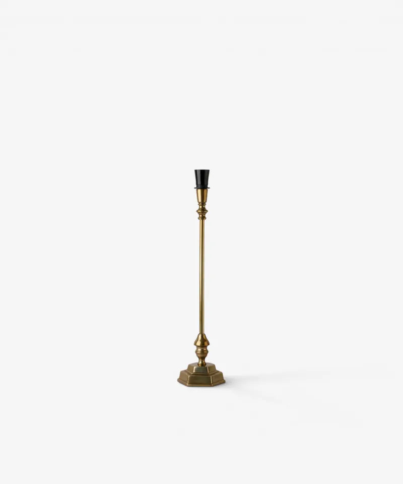 Antique gold hexagon lamp base