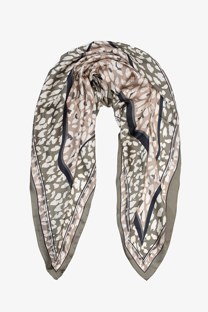 Square scarf soft safari