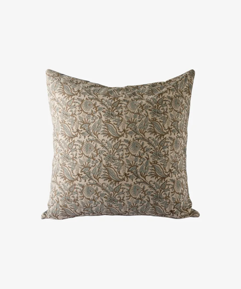 Serena handblock velvet euro 2 pc