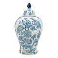 Porcelain Blue &amp; White Ginger Jar Large