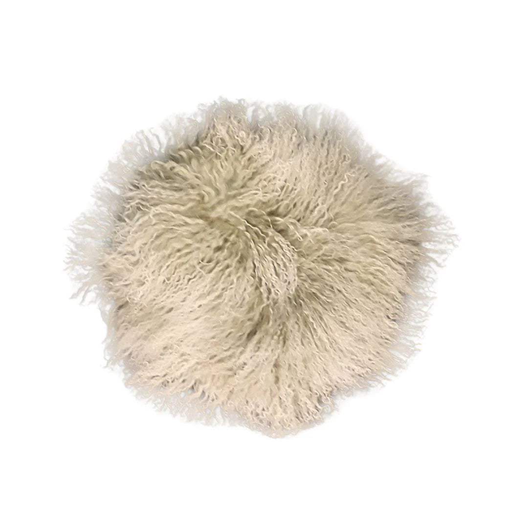Tibetan Lamb Seat Cover - Oatmeal
