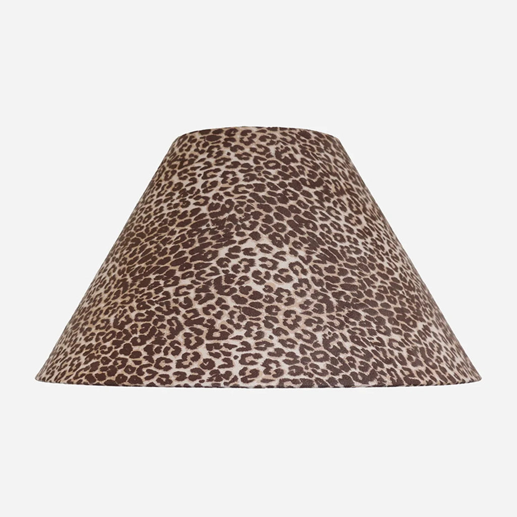 Leopard print lamp shade