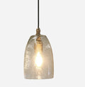 Lux antique brass hang lamp