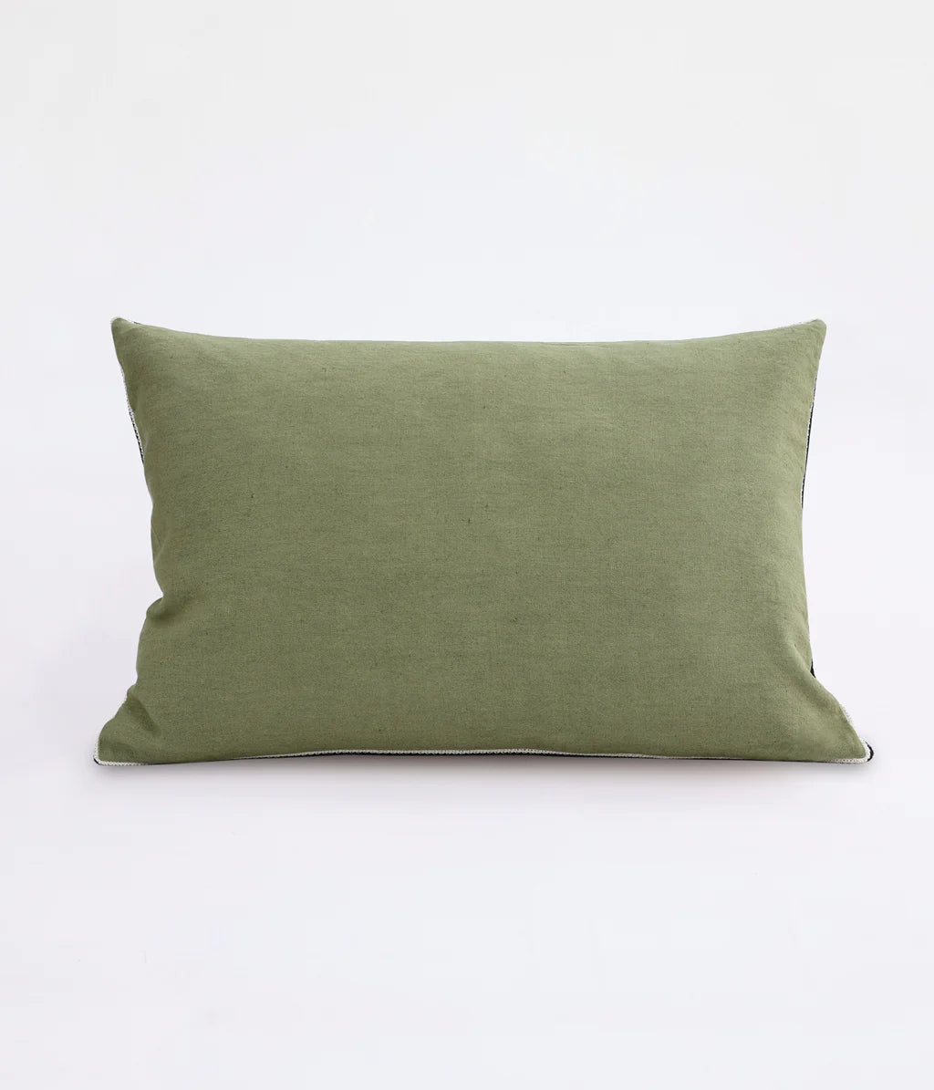 Linea cushion leaf 60x40 100% linen