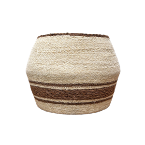 Eloise Belly Planter Basket - Pecan
