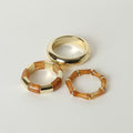 Bethany Bangle Set - Amber