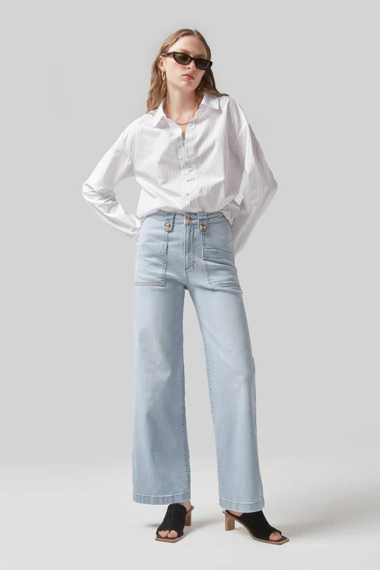 Carrie Sun Bleached Blue Jeans - 08