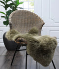 NZ Wool Sheepskin Rug - Olive - Double