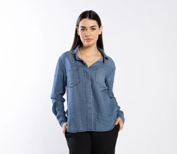Duke Shirt - Chambray Blue