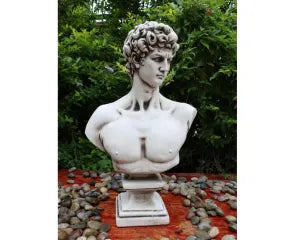 Fibre Clay David Bust
