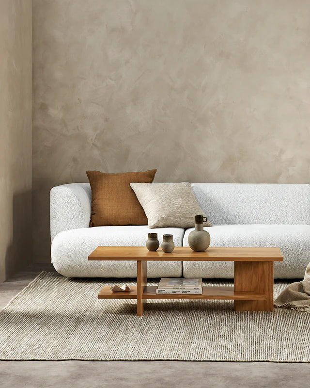 Cassia cushion w feather inner Tobacco 55x55
