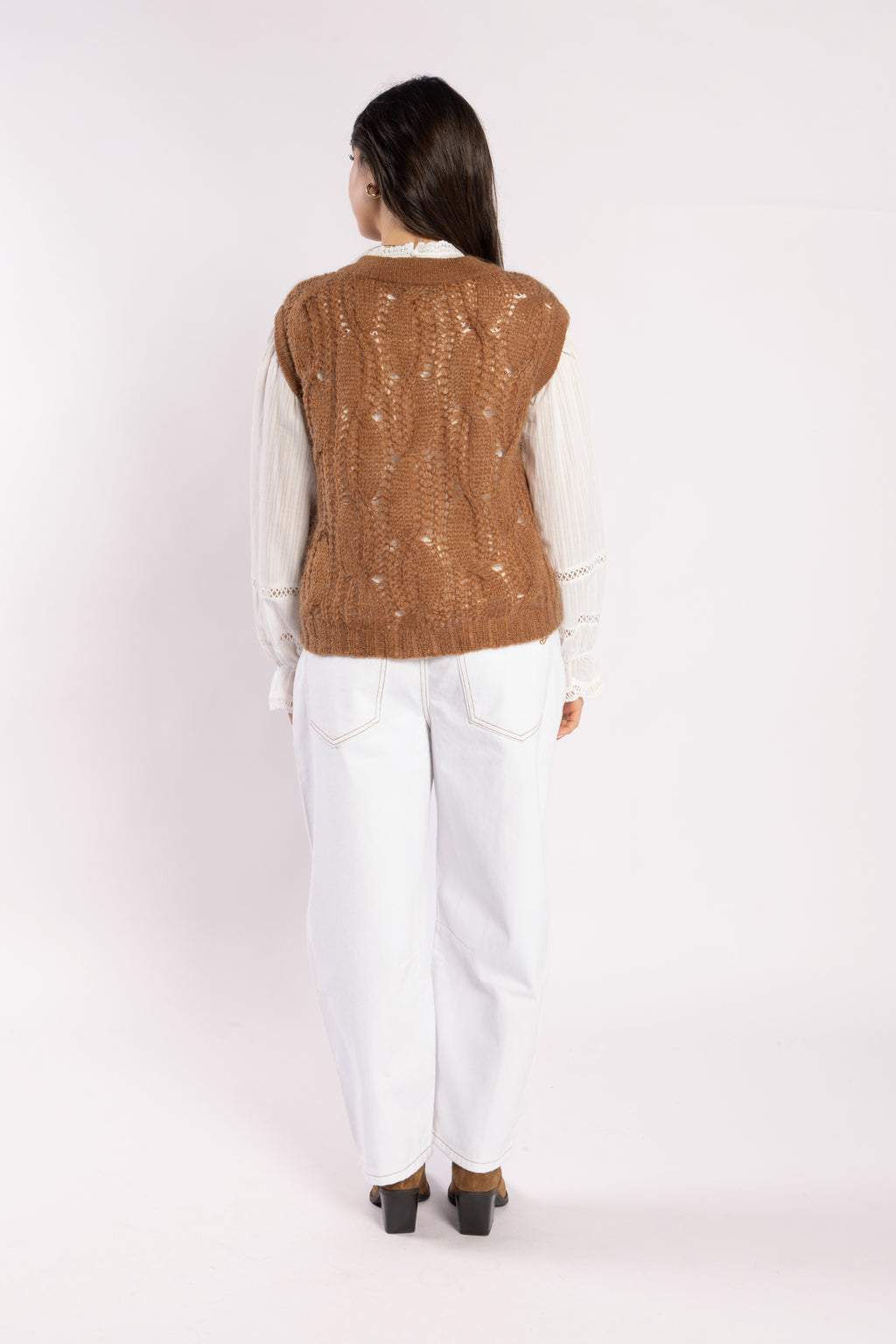 Drama Fliss Vest - Chestnut