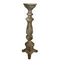 Candle holder indoor outdoor  antique marble magnesium  150x140x715