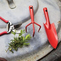 Pruner w Red Handle - Stainless Steel