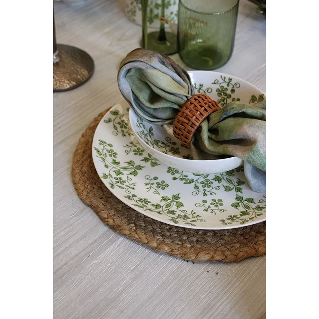 Woven jute placemat natural