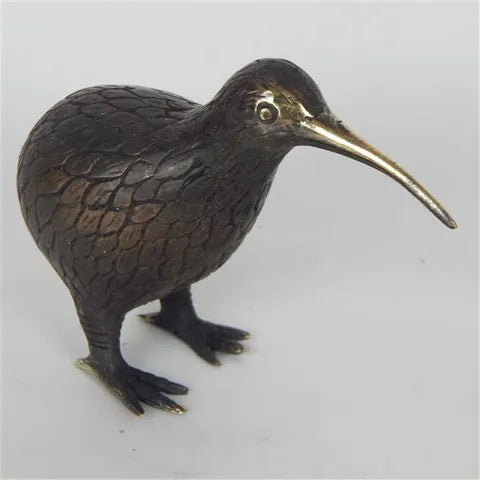 Brass kiwi medium 12cm x 8cm