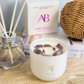 Jar Candle With Crystals -amethyst