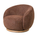Swivel Chair wood base - Tobacco