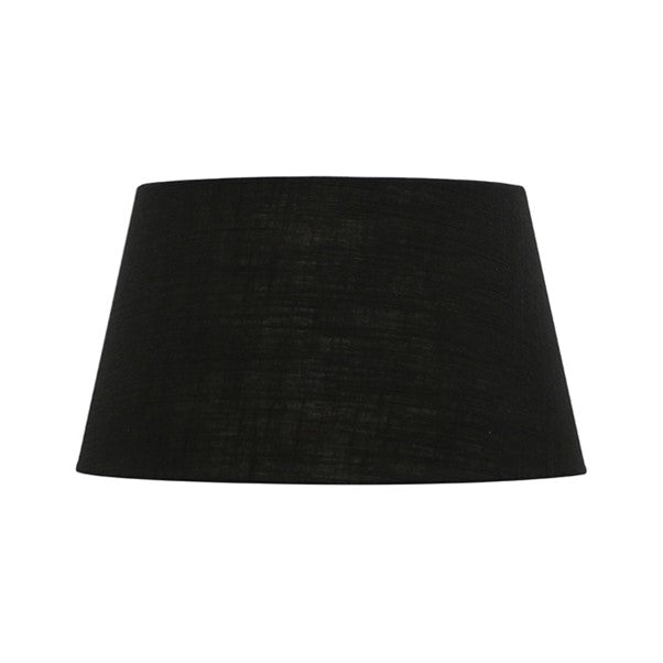 Black 31cm Tapered Drum Lampshade