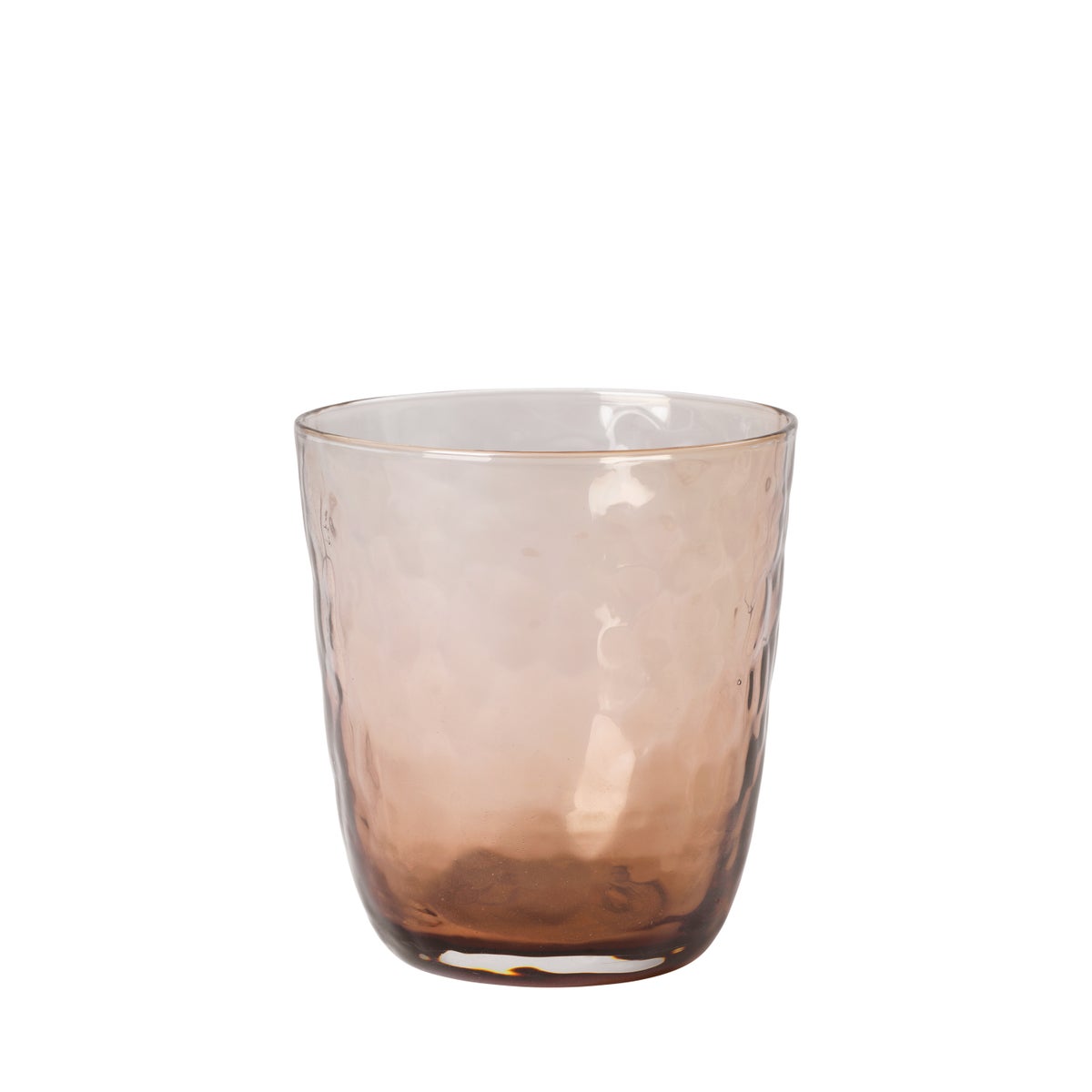 Broste hammered tumbler brown