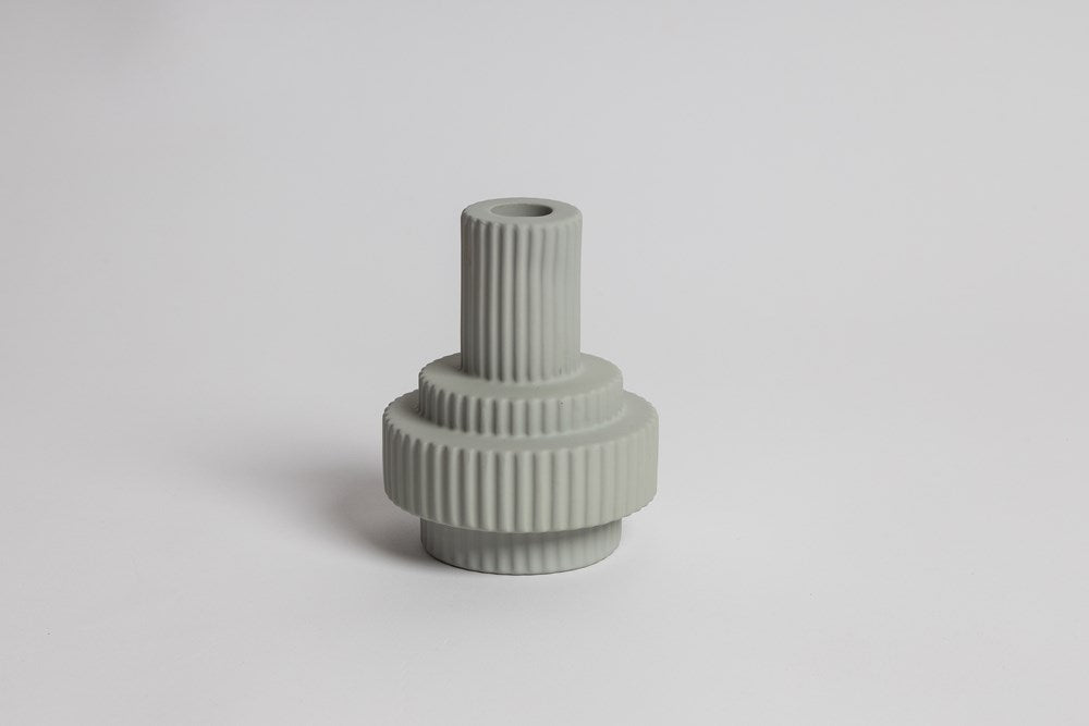 Candle Holder Tall - Grey