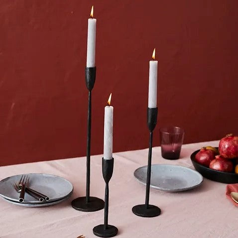Dax Black Candleholder - Large