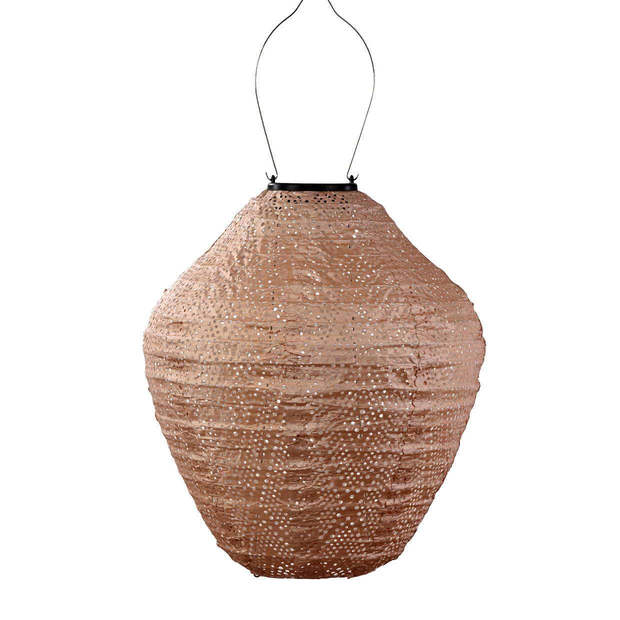 Lantern - Jar - 30cm - Pink - Ikat