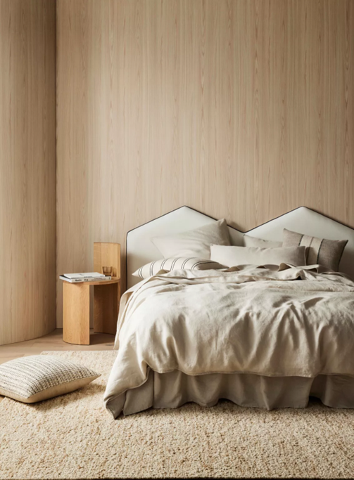 Ravello Linen Quilt - King - Bone