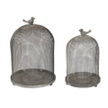 Ophira Golden Sparrow Mesh Candle Holder - Large