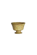 Pedestal Zigzag Bowl - Small - Mustard