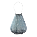 Lantern - Tulip - 20cm - Grey Blue - Fiore