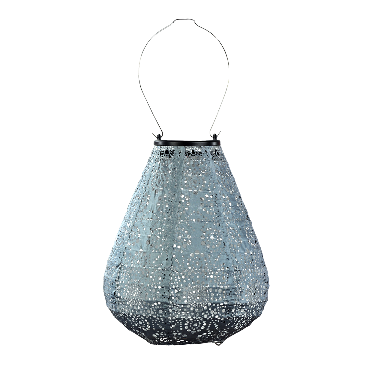 Lantern - Tulip - 20cm - Grey Blue - Fiore