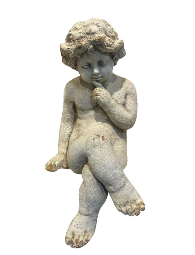 Vintage Sitting Cupid