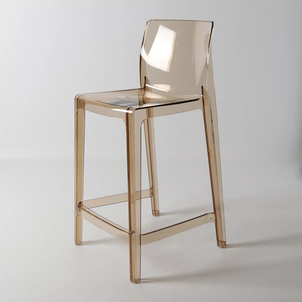 Jupiter barstool SH 65cmTarnsparent amber