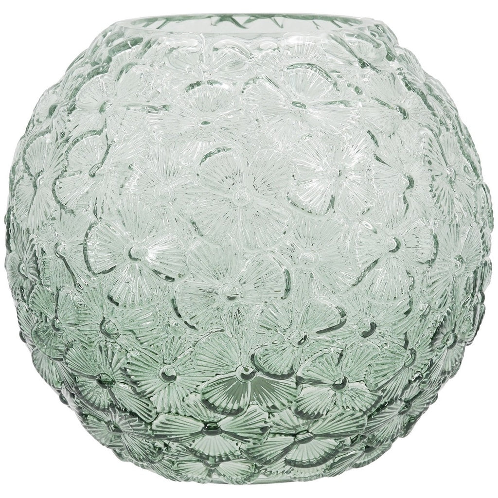 Ombre ball glass vase