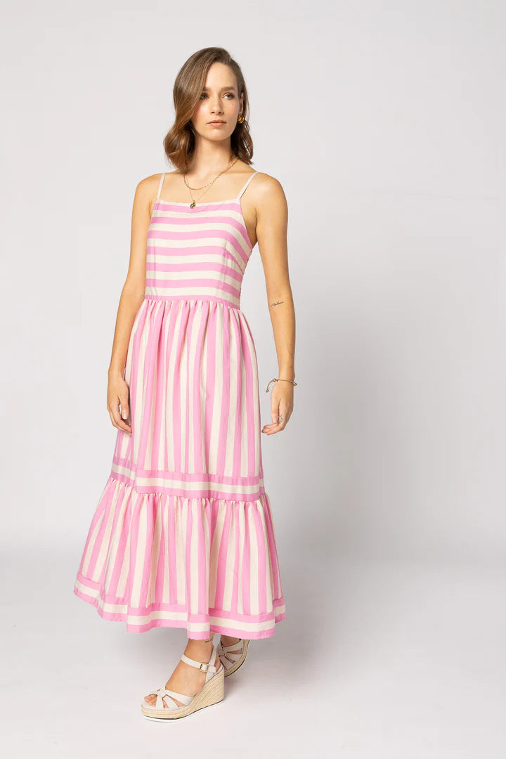 Olivia Dress - Candy Stripe