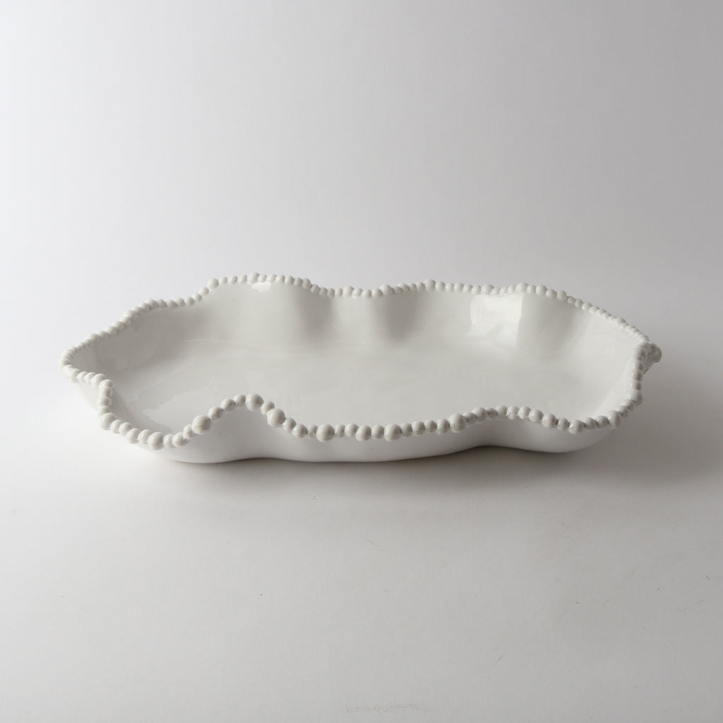 Melamine Pearl Serving Dish
