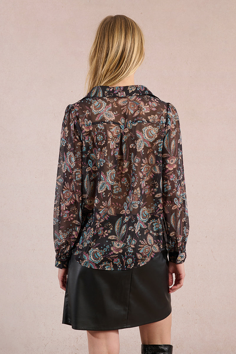 Molly Bracken Woven Shirt Black Amalia