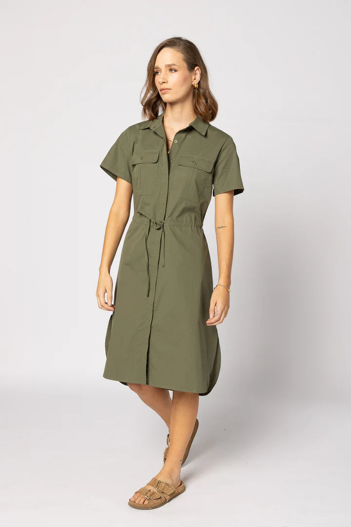Biddy Dress - Khaki